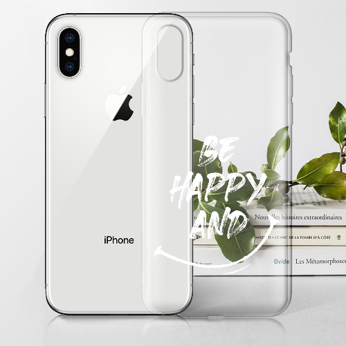 Чехол BoxFace iPhone XS be happy and