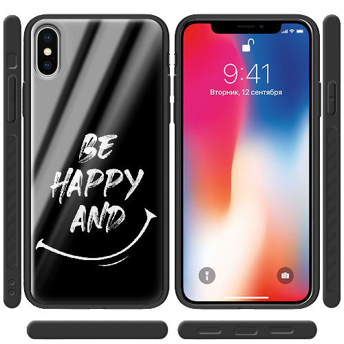 Чехол BoxFace iPhone XS be happy and