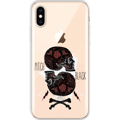 Чехол BoxFace iPhone XS Pitch black