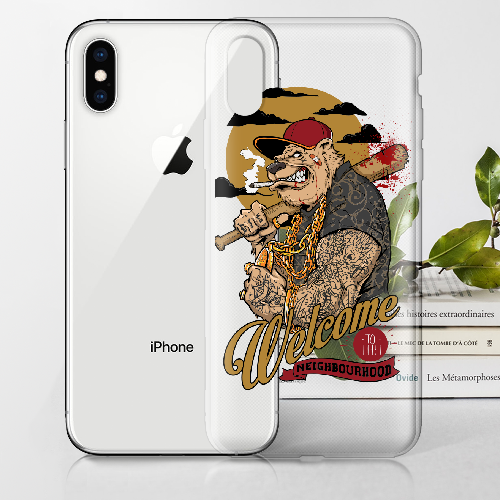 Чехол BoxFace iPhone XS welcome to thy neighborhood