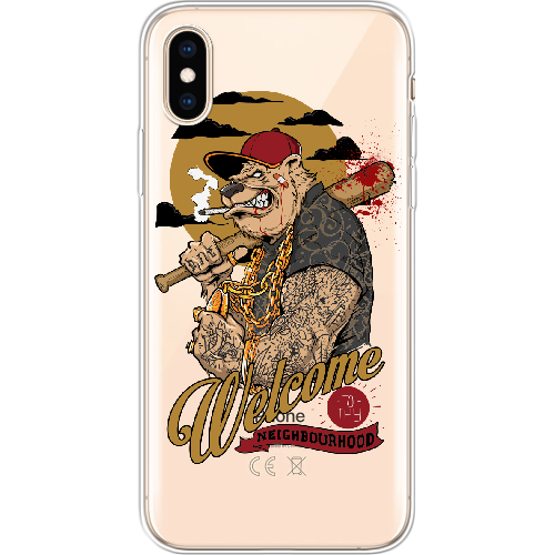 Чехол BoxFace iPhone XS welcome to thy neighborhood