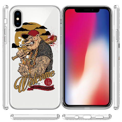 Чехол BoxFace iPhone XS welcome to thy neighborhood