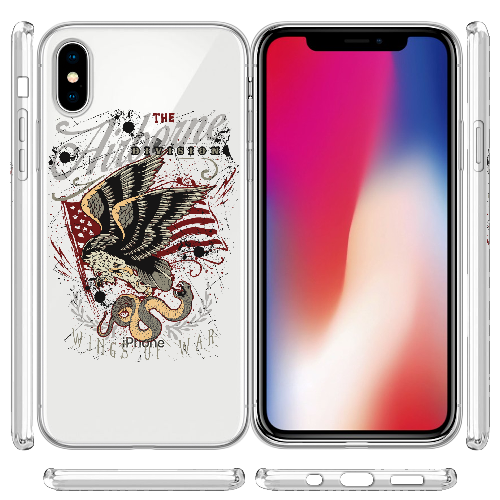 Чехол BoxFace iPhone XS Wings of War