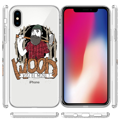 Чехол BoxFace iPhone XS Wood you be mine