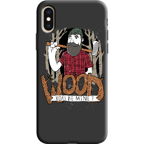 Чехол BoxFace iPhone XS Wood you be mine