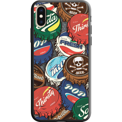 Чехол BoxFace iPhone XS Drink Lids