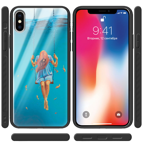 Чехол BoxFace iPhone XS Girl In The Sea