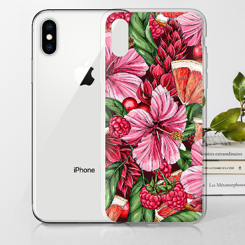 Чехол BoxFace iPhone XS Tropical Flowers