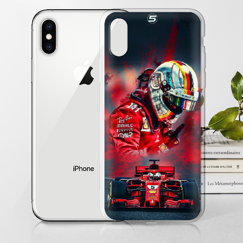 Чехол BoxFace iPhone XS Racing Car