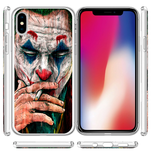 Чехол BoxFace iPhone XS Joker Smoking