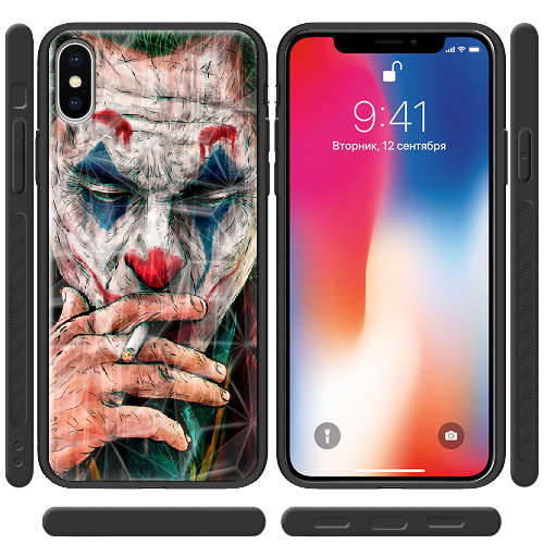 Чехол BoxFace iPhone XS Joker Smoking