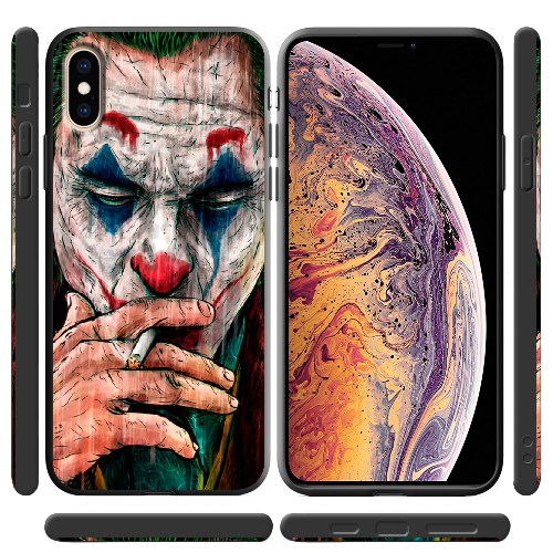 Чехол BoxFace iPhone XS Joker Smoking