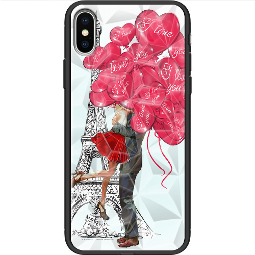 Чехол BoxFace iPhone XS Love in Paris