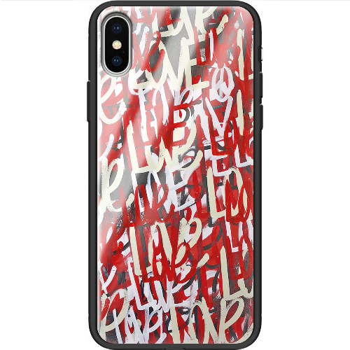 Чехол BoxFace iPhone XS Love Graffiti