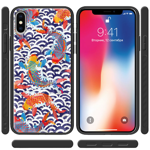 Чехол BoxFace iPhone XS Koi Fish