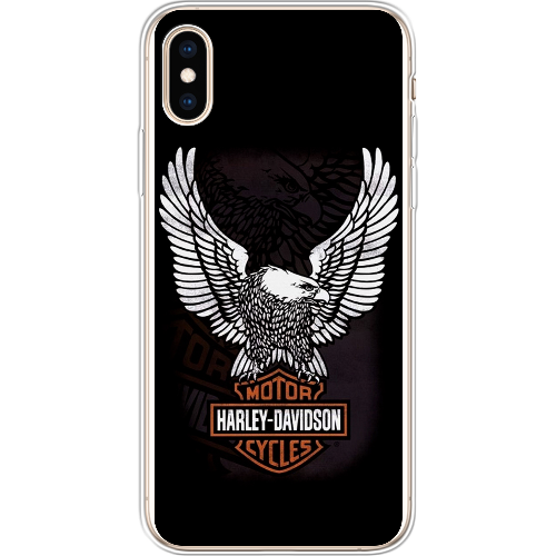 Чехол BoxFace iPhone XS Harley Davidson and eagle