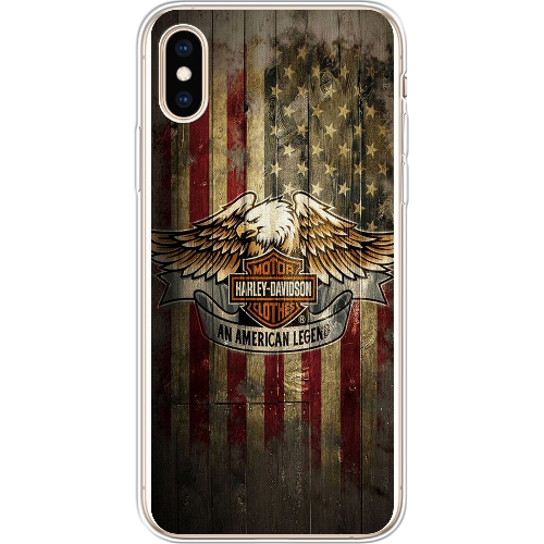 Чехол BoxFace iPhone XS Harley Davidson An American Legend