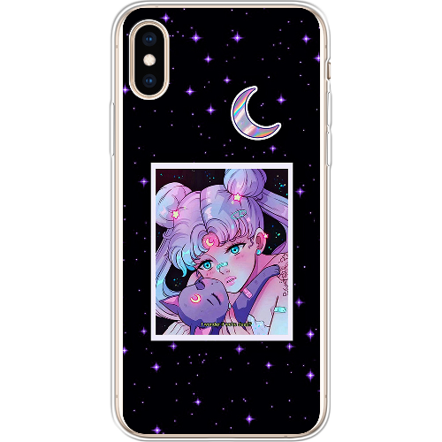 Чехол BoxFace iPhone XS Sailor Moon night