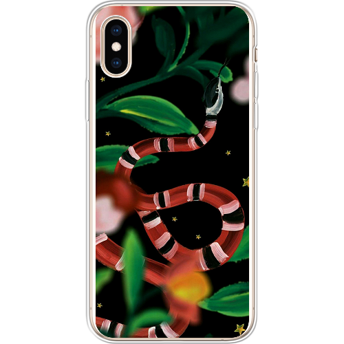 Чехол BoxFace iPhone XS Red Snake