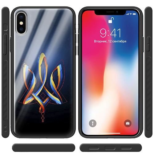 Чехол BoxFace iPhone XS Ukrainian Emblem