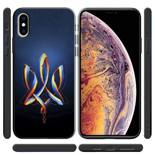 Чехол BoxFace iPhone XS Ukrainian Emblem