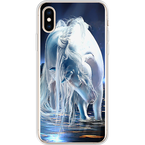 Чехол BoxFace iPhone XS White Horse