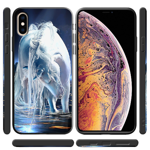 Чехол BoxFace iPhone XS White Horse