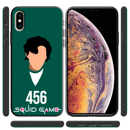 Чехол BoxFace iPhone XS Игра в кальмара игрок 456 Сон Ги Хун