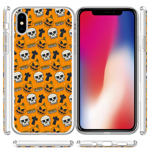 Чехол BoxFace iPhone XS Хэллоуин Кошелек или жизнь