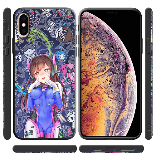 Чехол BoxFace iPhone XS Overwatch D.VA