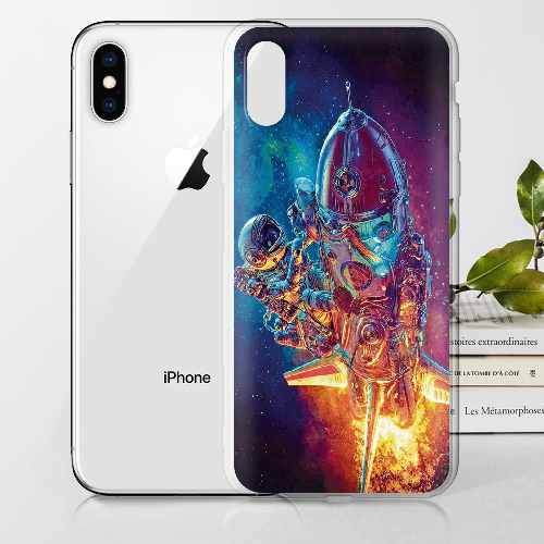 Чехол BoxFace iPhone XS Astronaut in Space