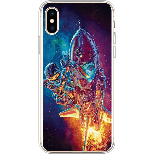 Чехол BoxFace iPhone XS Astronaut in Space