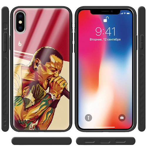 Чехол BoxFace iPhone XS Chester Bennington