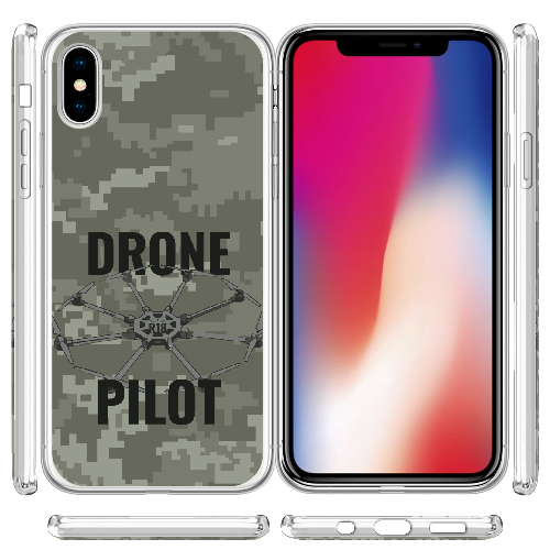 Чехол BoxFace iPhone XS Drone Pilot