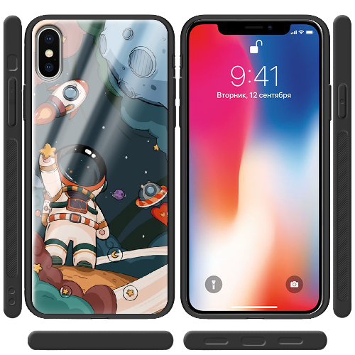 Чехол BoxFace iPhone XS Space Mission
