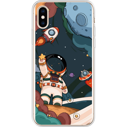 Чехол BoxFace iPhone XS Space Mission