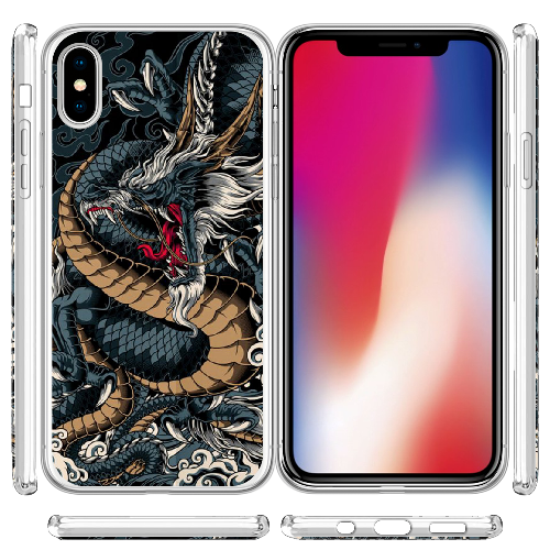 Чехол BoxFace iPhone XS Dragon Ryujin