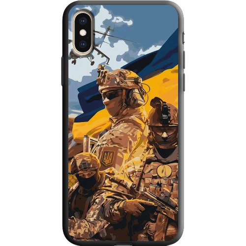 Чехол BoxFace iPhone XS Воїни ЗСУ