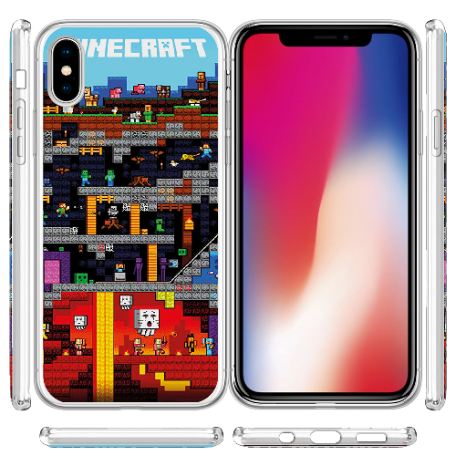 Чехол BoxFace iPhone XS Minecraft Lode Runner