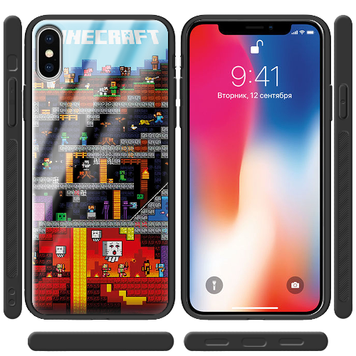 Чехол BoxFace iPhone XS Minecraft Lode Runner