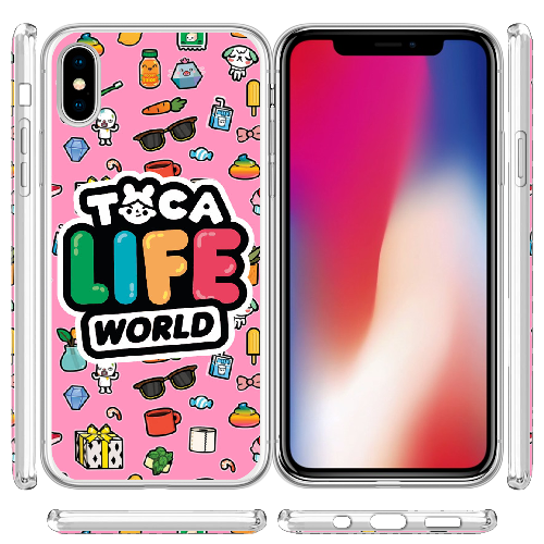 Чехол BoxFace iPhone XS Toca Boca Life World