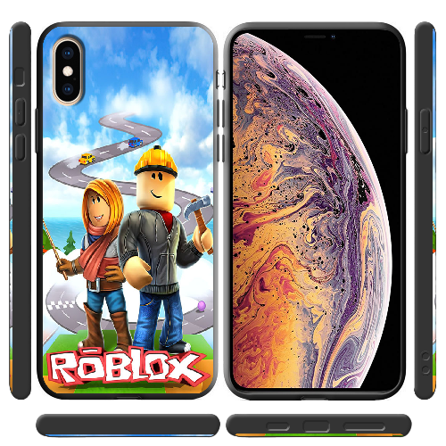 Чехол BoxFace iPhone XS Roblox Білдерман