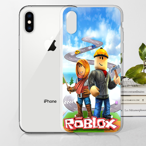 Чехол BoxFace iPhone XS Roblox Білдерман