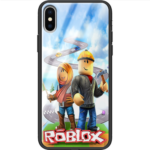 Чехол BoxFace iPhone XS Roblox Білдерман