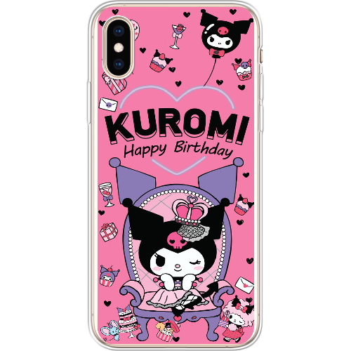 Чехол BoxFace iPhone XS День народження Kuromi