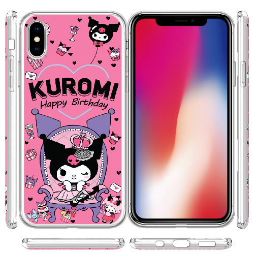 Чехол BoxFace iPhone XS День народження Kuromi