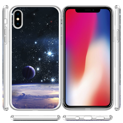 Чехол BoxFace iPhone XS Space Landscape