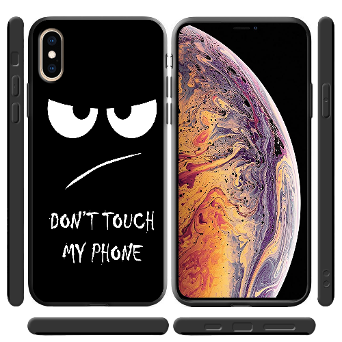 Чехол BoxFace iPhone XS Don't Touch my Phone