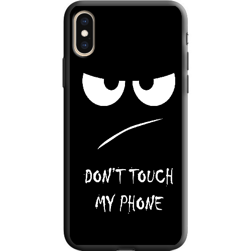 Чехол BoxFace iPhone XS Don't Touch my Phone