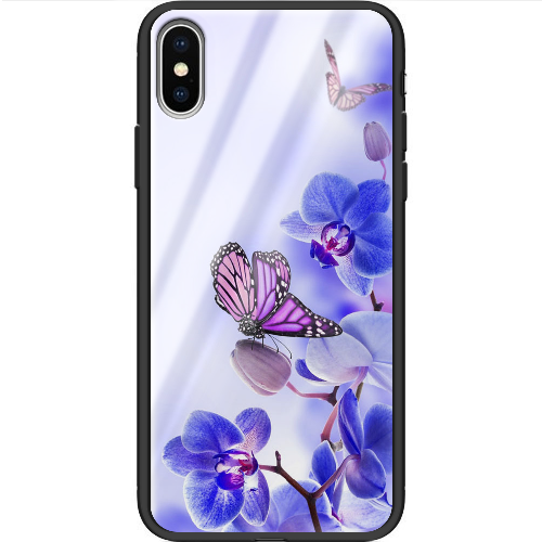 Чехол BoxFace iPhone XS Orchids and Butterflies
